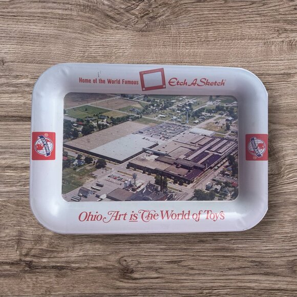 Ohio Art Home of World Famous Etch A Sketch Tray Vintage - Picture 2 of 4
